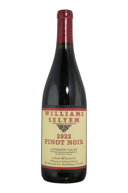 Williams Selyem Anderson Valley Pinot Noir Mendocino County - 2022 (750ml)