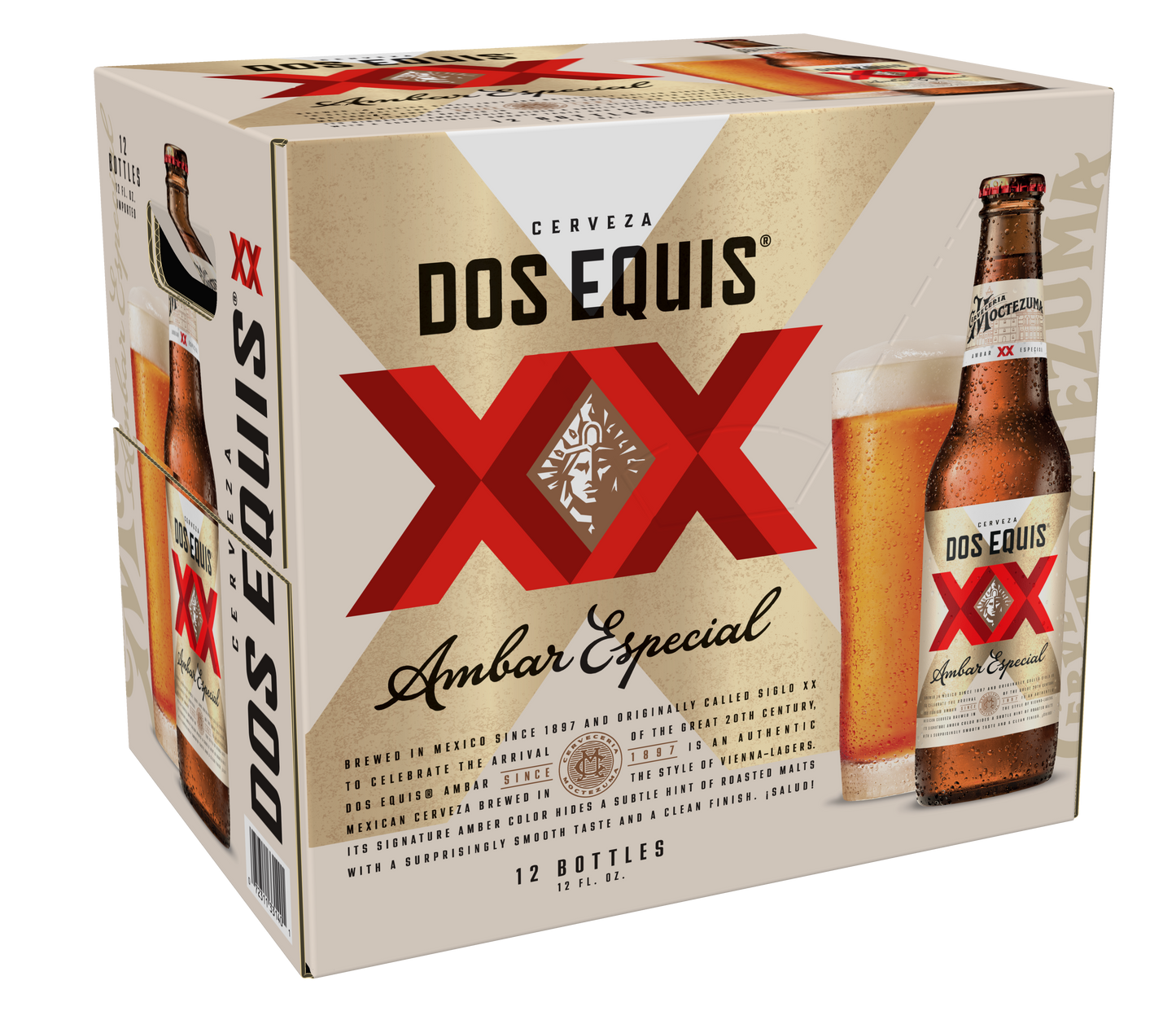 Dos Equis Amber (12oz Btl 12 Pk)