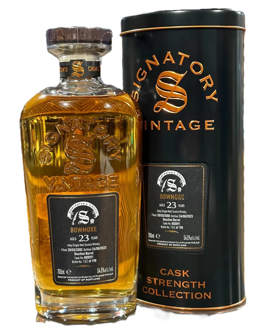 2000 Signatory Vintage Cask Strength Collection Symington's Choice Bowmore 23 Year Old Single Malt Scotch Whisky (700ml) - PRESALE