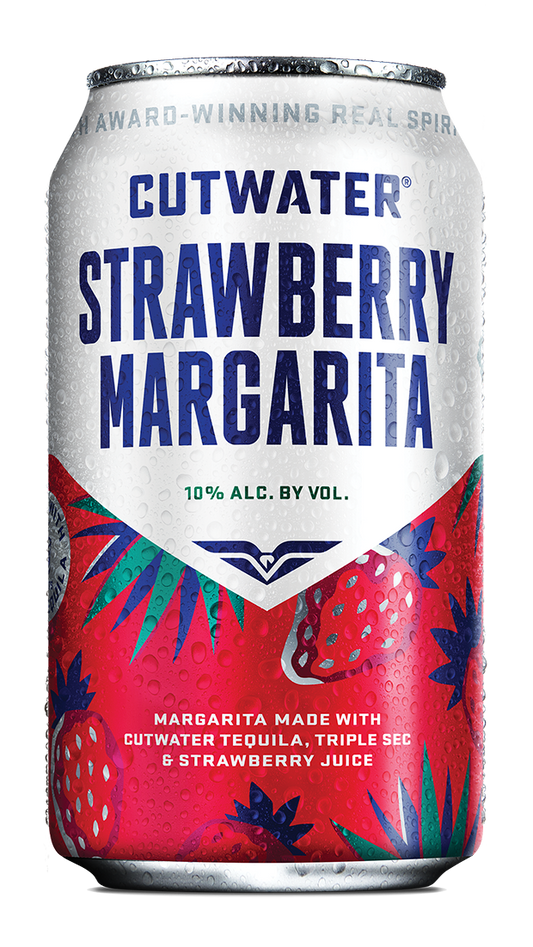 Cutwater Strawberry Margarita (12oz Can 4 Pk)