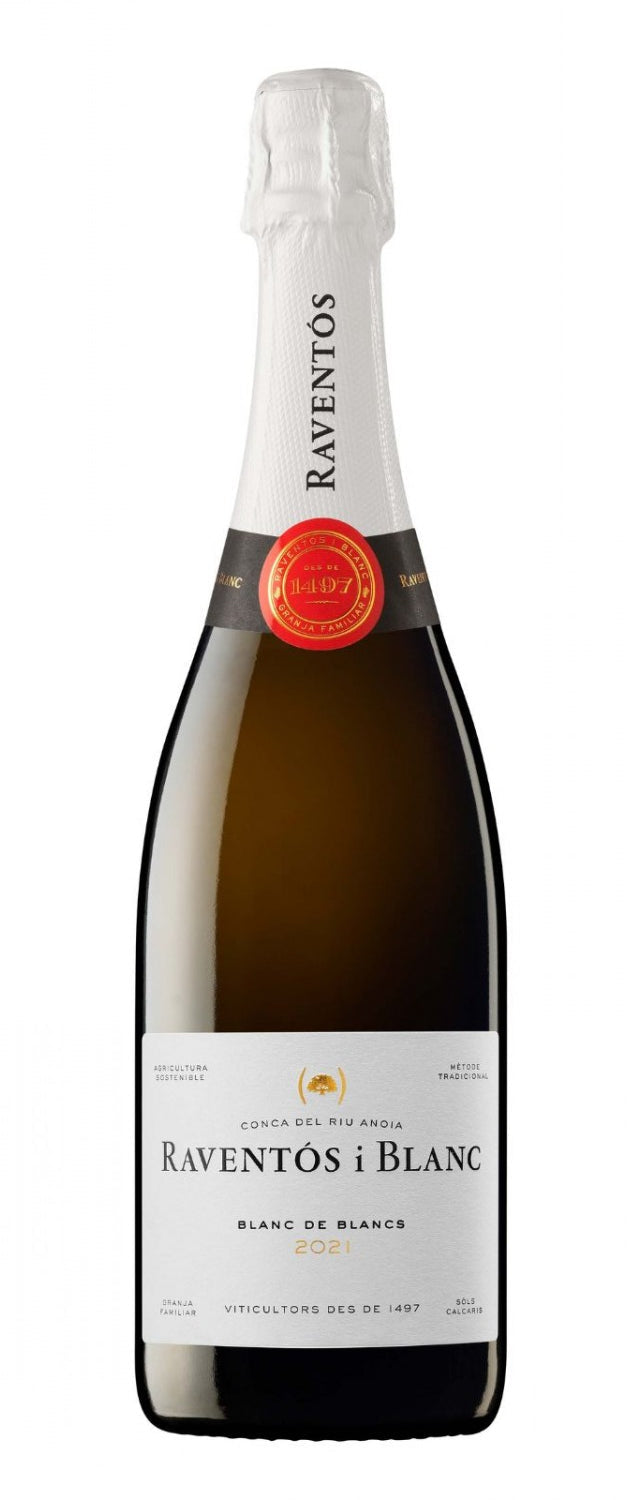 Raventós i Blanc Conca del Riu Anoia Blanc de Blanc - 2021 (750ml)