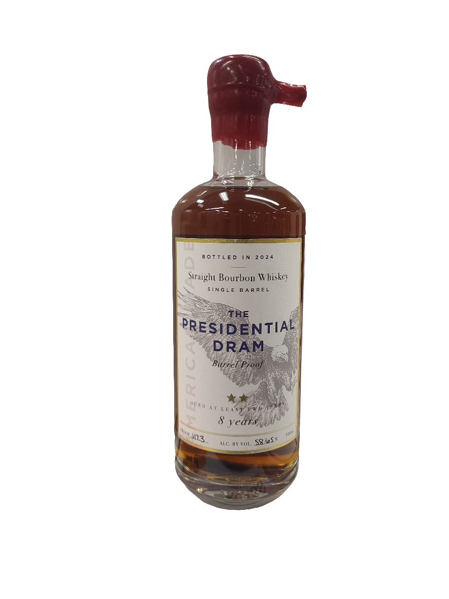 Proof and Wood 'The Presidential Dram Schneiders Single Barrel 8yr Bourbon 117.3 proof (700ml)