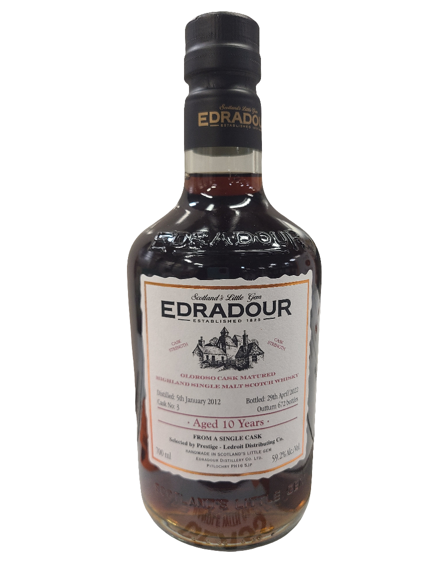 Edradour Sherry PLDC Cask 2012 - 10 Year (700ml)