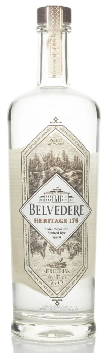 Belvedere Heritage 176 Vodka Mixed with Malted Rye Spirit (750ml)