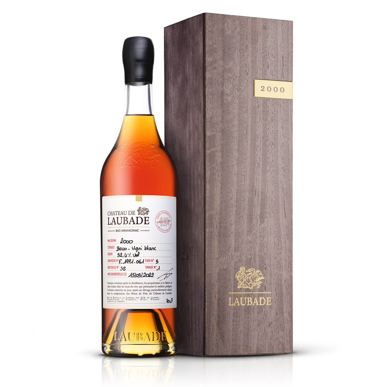 Chateau de Laubade Armagnac 2006 Cask Strength (750ml)