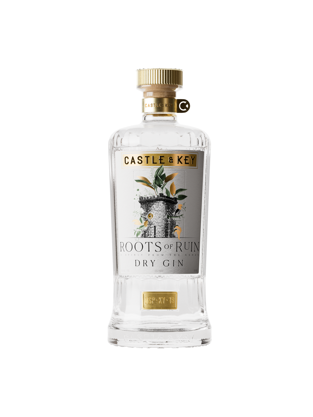 Castle & Key 'Roots of Ruin' Dry Gin (750ml)