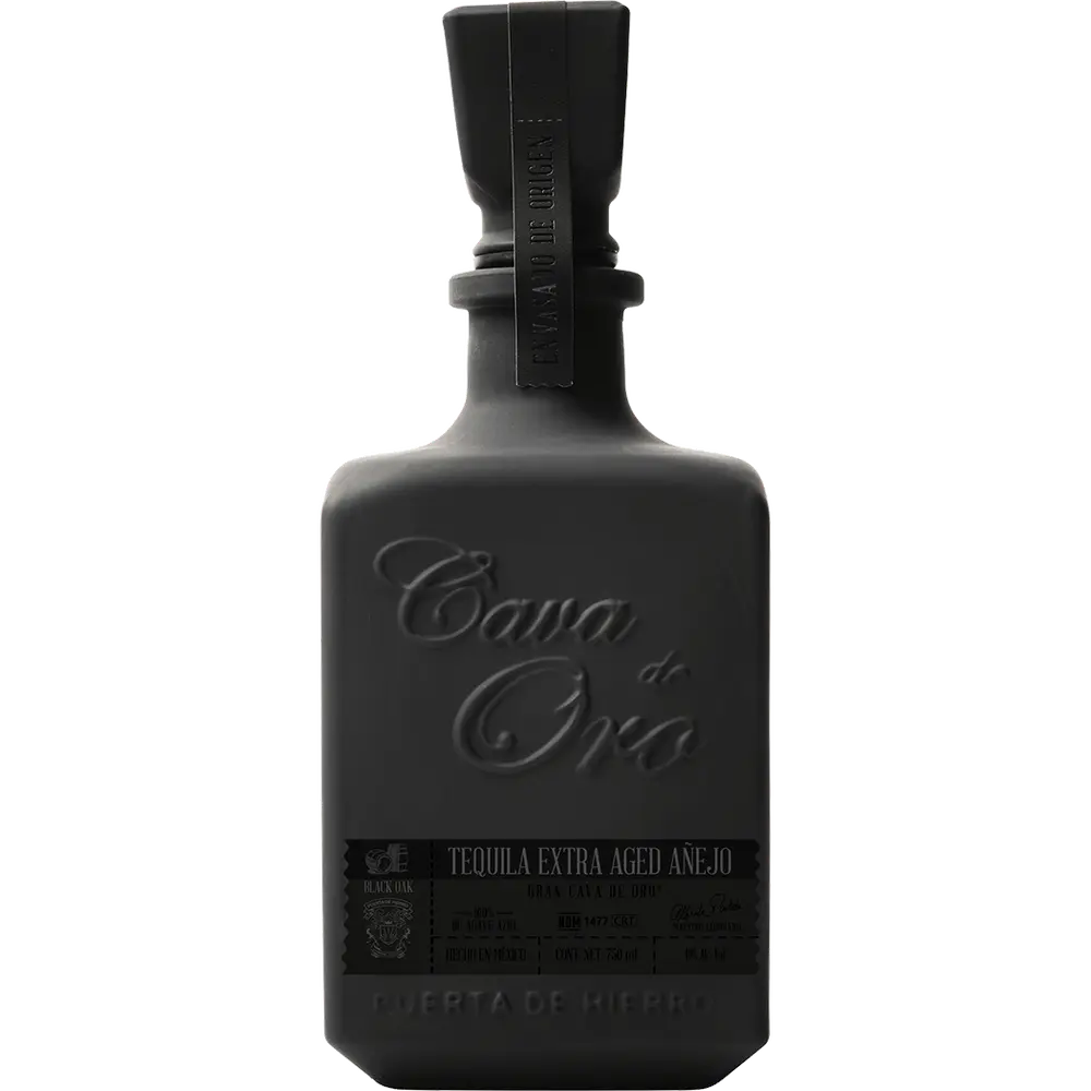 Cava de Oro 'Black Bottle' Tequila Extra Anejo (750ml)