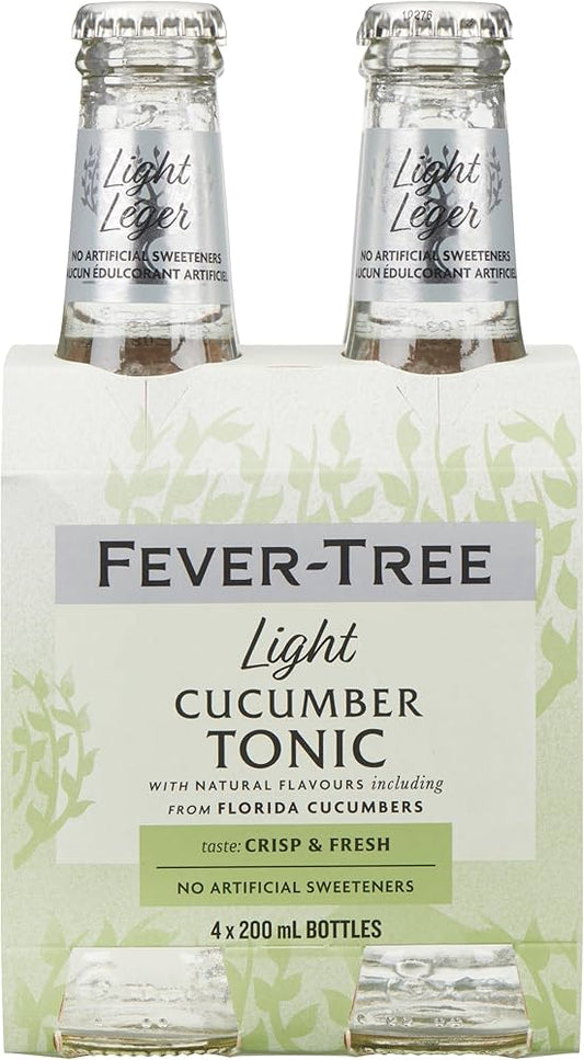 Fever Tree Light Cucumber Tonic (10oz Btl 4 Pk)