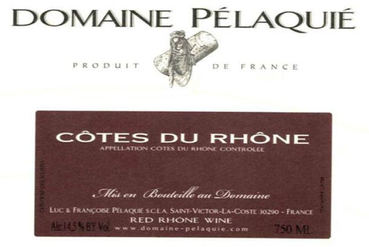 Domaine Pelaquie Cotes du Rhone - 2022 (750ml)