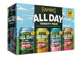 Founders All Day IPA Variety Pack(12oz Can 12pk)