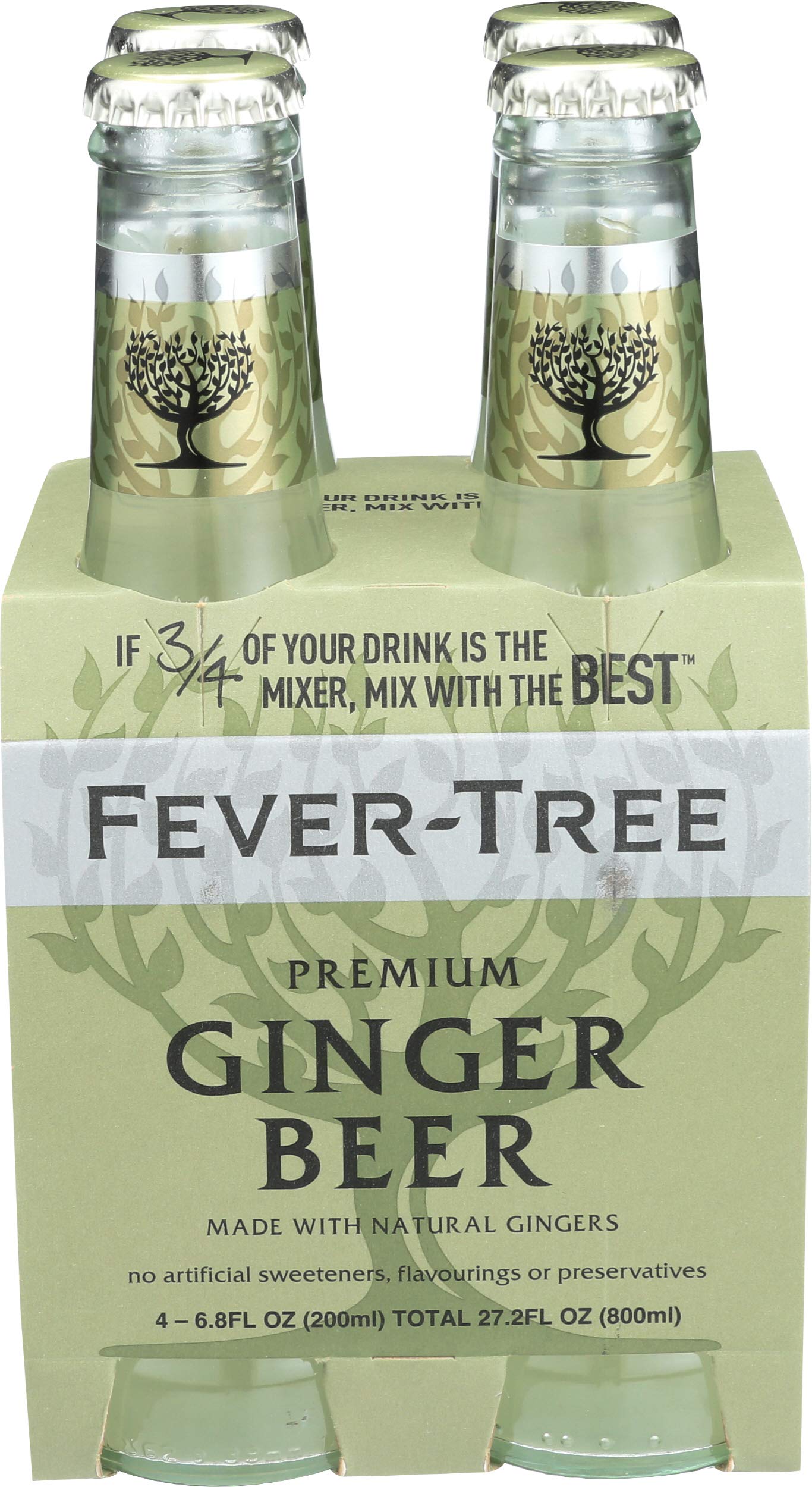 Fever Tree Ginger Beer (10oz Btl 4 Pk)