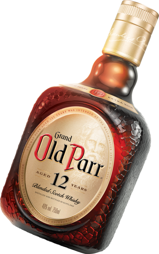 Grand Old Parr 12 Year Old Blended Scotch Whisky 40% (750ml)