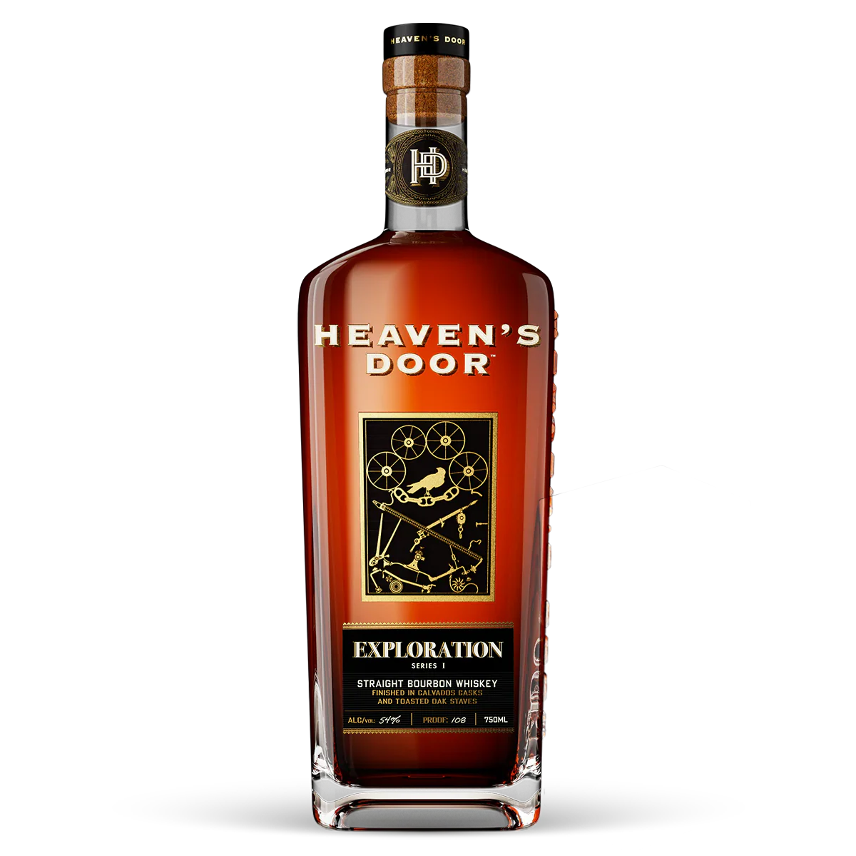 Heaven's Door 'Exploration Series 1' Calvados Casks Finished Straight Bourbon Whiskey (750ml)