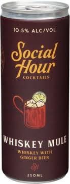 Social Hour Whiskey Mule(12oz Can 4pk)