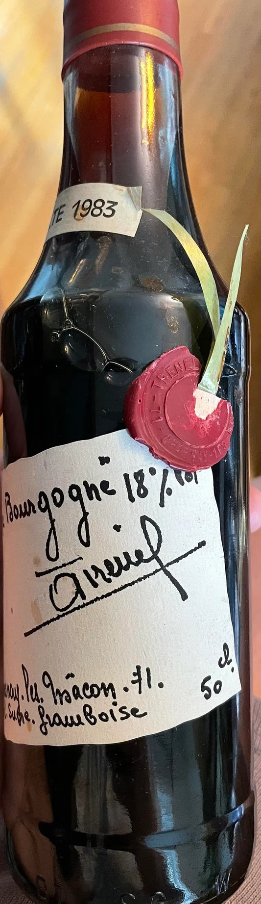 Trenel Creme de Framboise de Bourgogne older bottling (1L)
