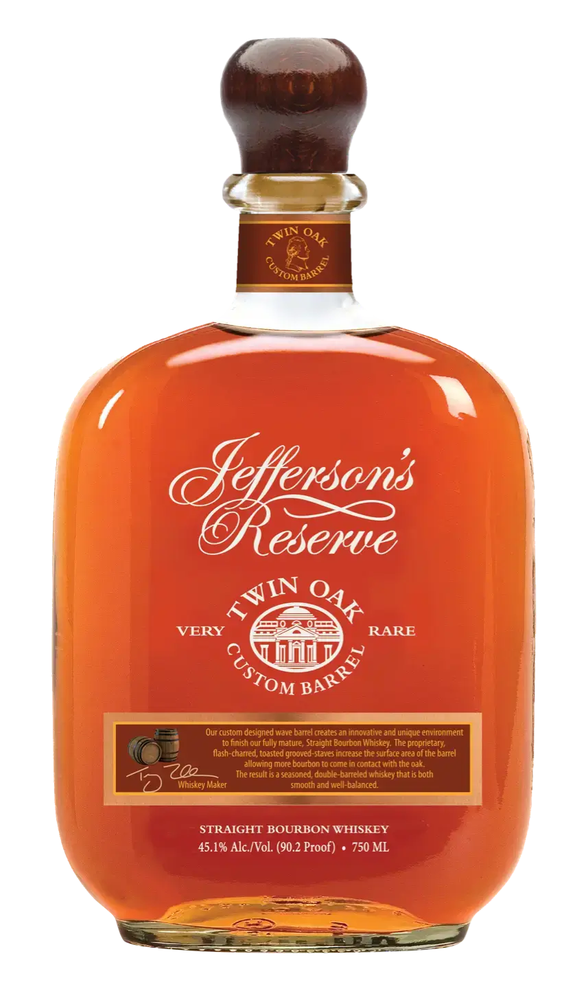 Jefferson's Reserve Twin Oak Custom Barrel Kentucky Straight Bourbon Whiskey (750ml)