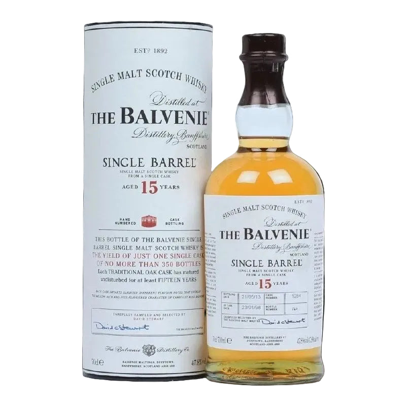 The Balvenie Single Barrel 15 Year Old Single Malt Scotch Whisky  - 2010 bottling (750ml)