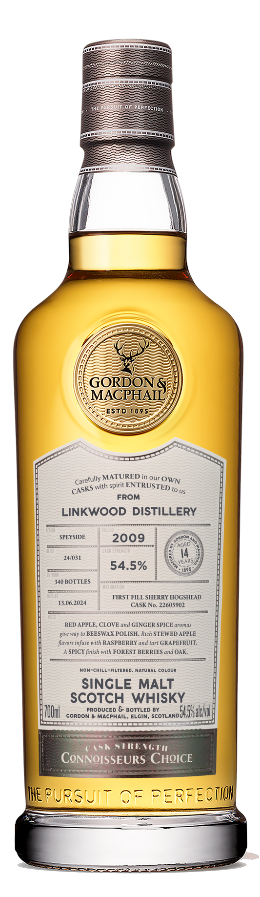 Gordon & MacPhail Connoisseurs Choice Linkwood 14-Year Vintage 2009 (700ml)