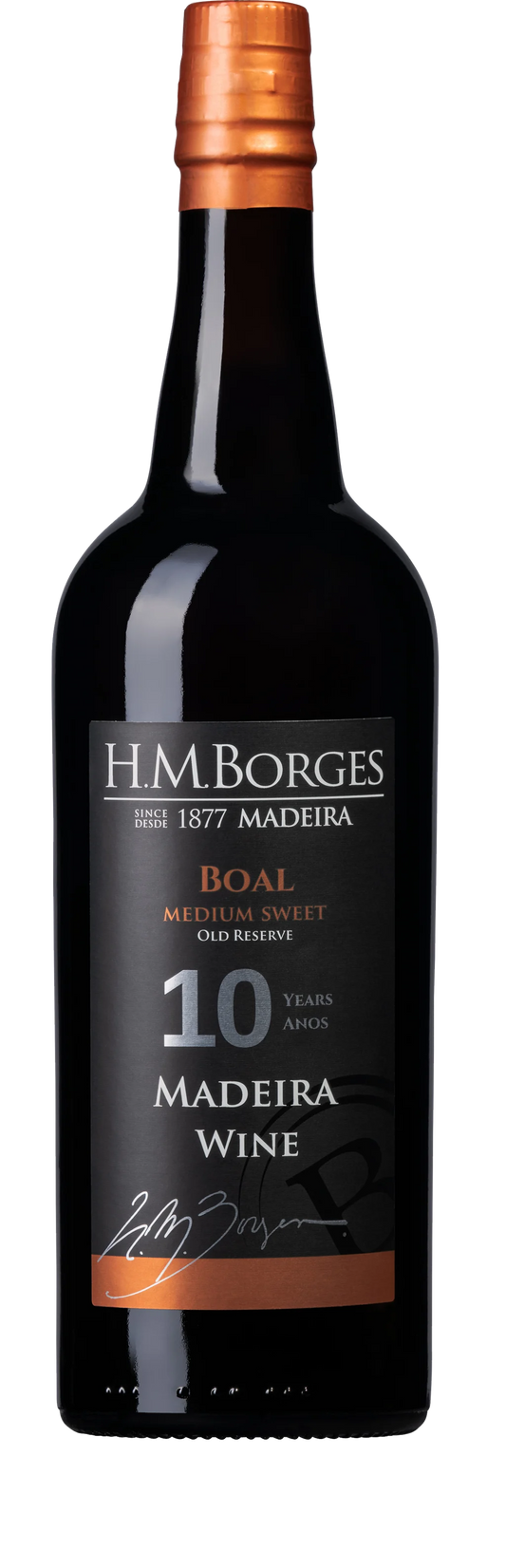 H.M. Borges 10 Year Old Reserve Boal Madeira - NV (750ml)