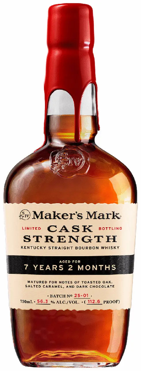 maker's mark straight bourbon cask strength limited bottling 7 yr 112.6 - (750ml)
