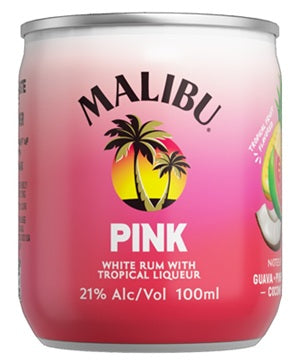 Malibu Pink Rum (100ml Can 4pk)