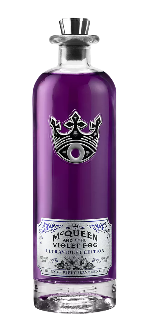 McQueen and The Violet Fog Ultraviolet Edition Hibiscus Berry Flavored Gin (750ml)