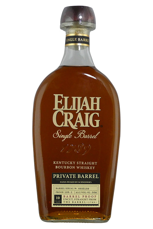 Elijah Craig 10-year Schneider's Barrel Pick Barrel Proof 123.1 (750ml)