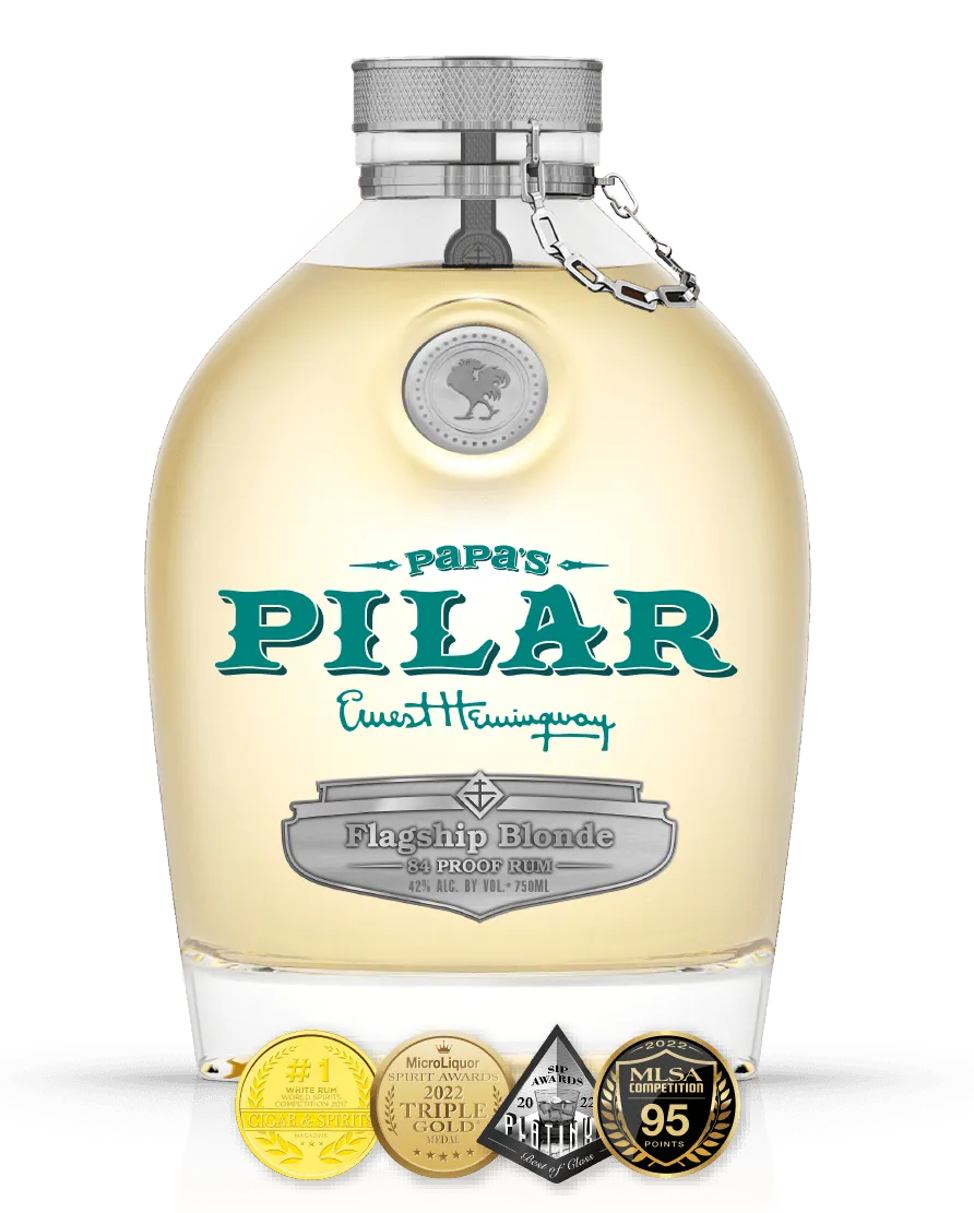 Papa's Pilar Flagship Blonde 84 Proof Rum (750ml)