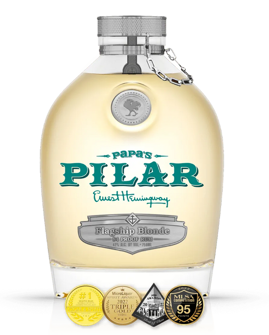 Papa's Pilar Flagship Blonde 84 Proof Rum (750ml)