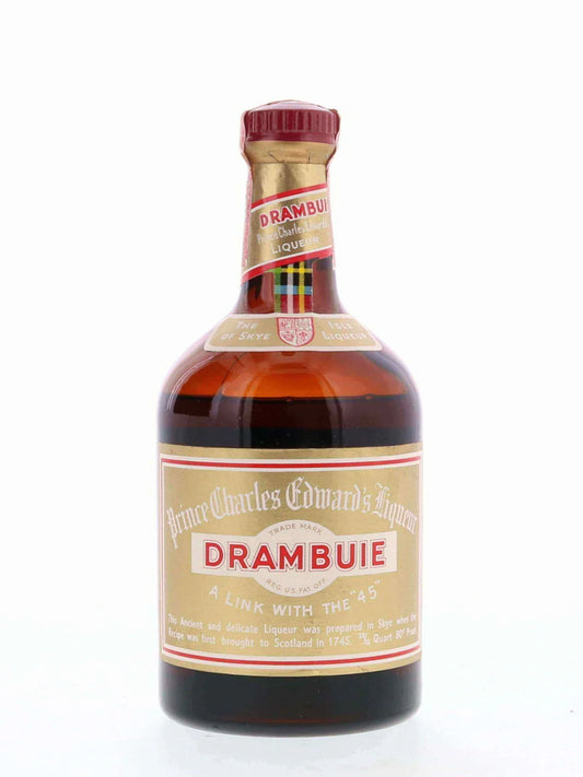 Drambuie Liqueur Vintage 1960s 'Prince Charles Edward's Liqueur 23/32 Quart with Gift Box (750ml)