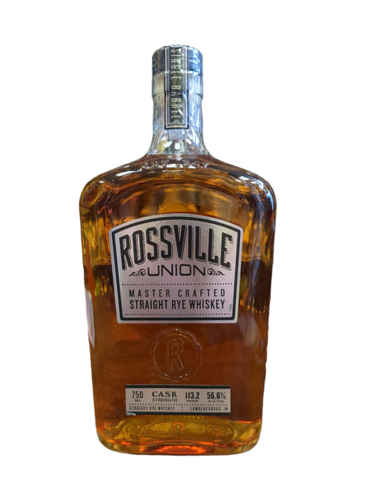 Rossville Union Single Barrel Straight Rye 113.2 Proof (750ml)