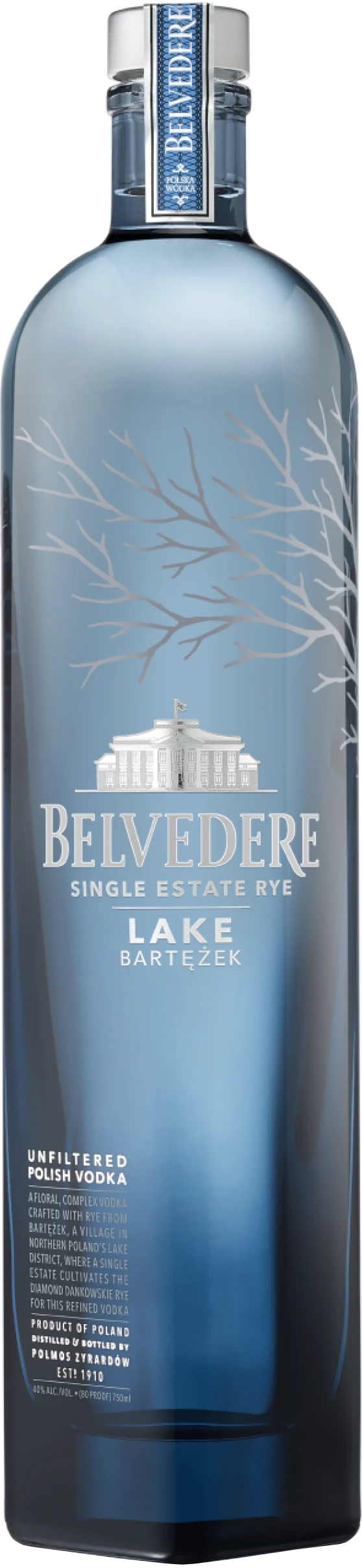 Belvedere 'Lake Bartezek' Single Estate Rye Vodka (750ml)