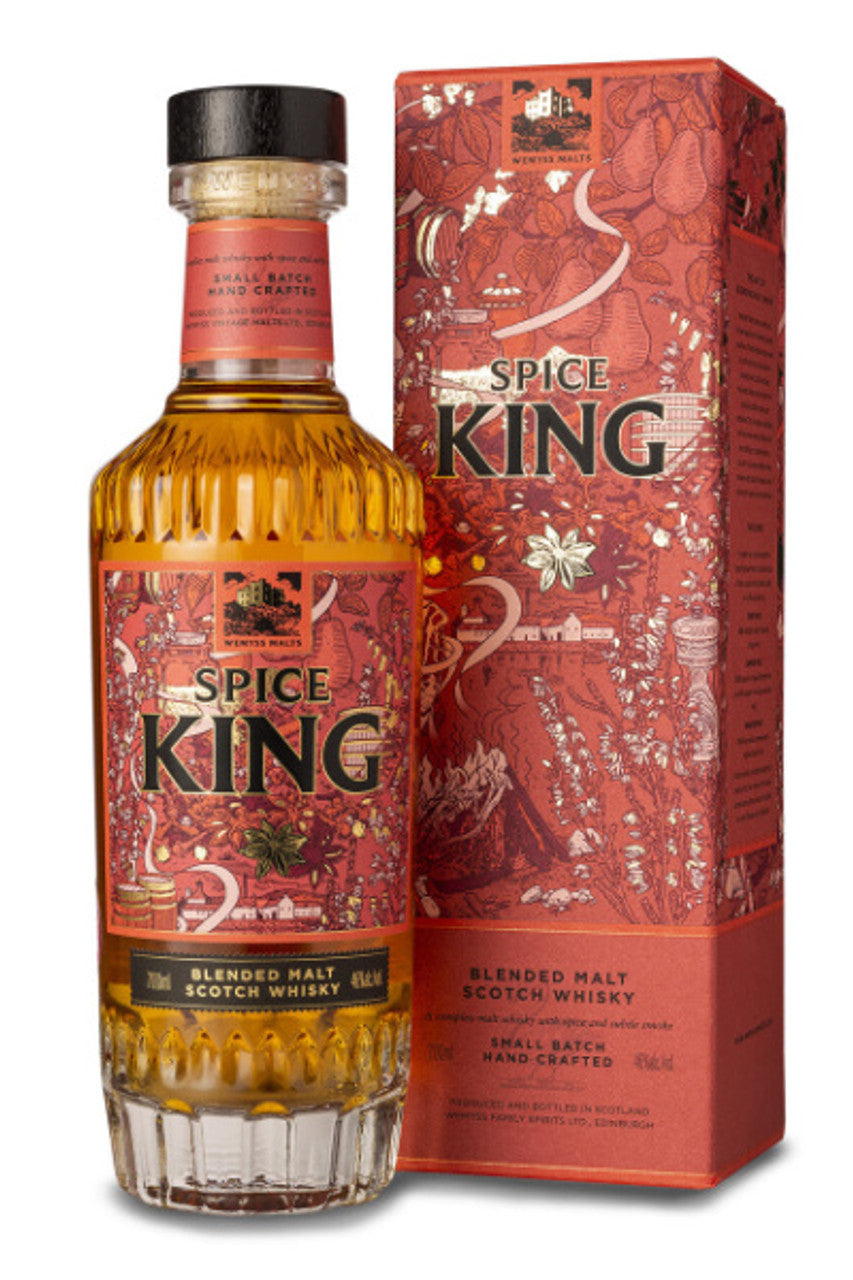 Wemyss Malts Spice King Blended Scotch Whisky, 40% abv. (750ml)