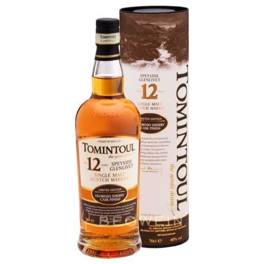 Tomintoul Speyside Glenlivet 12 years Finished in Kedem Port Cask (750ml)