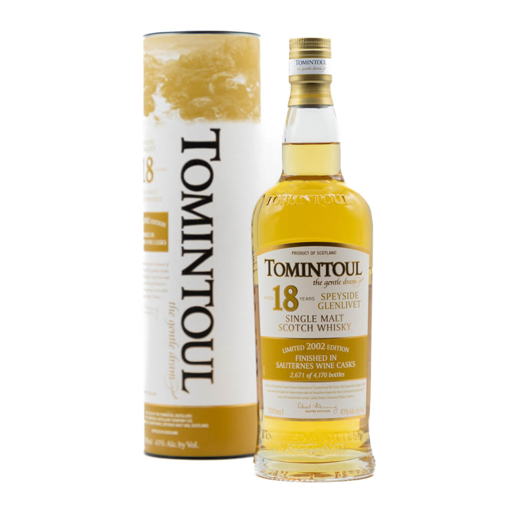 Tomintoul 18 yr Sauternes Wine (GLENLIVET) (750ml)