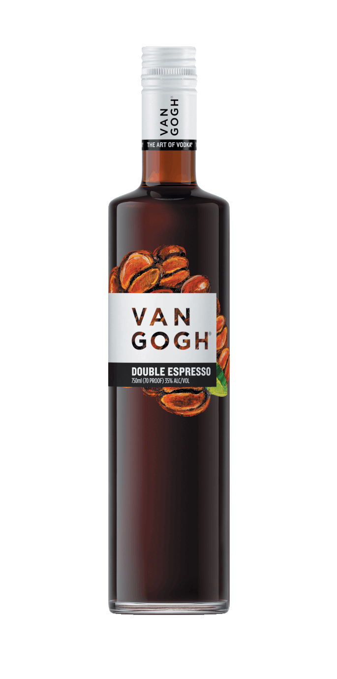 Vincent Van Gogh Double Espresso Double Caffeine Coffee Flavored Vodka (750ml)