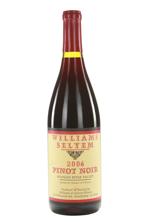 Williams Selyem Pinot Noir Russian River Valley - 2006 (750ml)