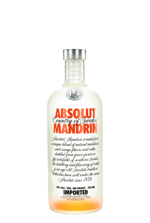 Absolut Mandrin Vodka (750ml)