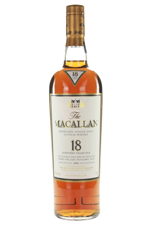 Macallan 18 Year Old Sherry Oak (750ml)