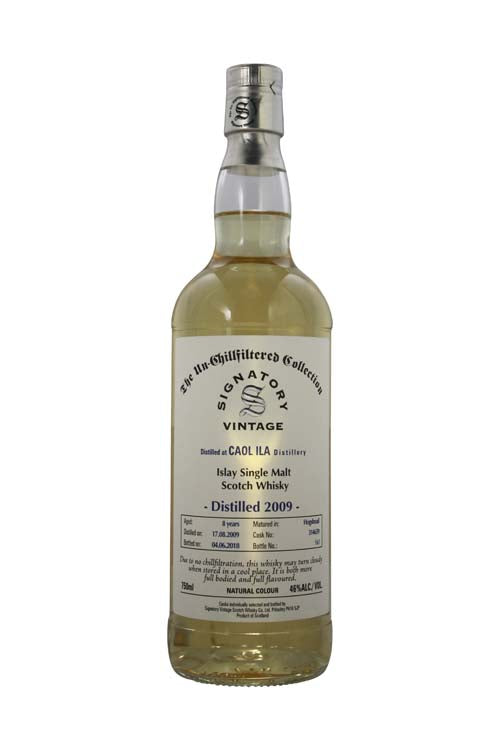 Signatory Caol Ila Un-chillfiltered Collection (750ml)2010 Cask Strenth