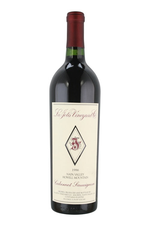 La Jota Howell Mountain Cabernet Sauvignon - 1986 (750ml)
