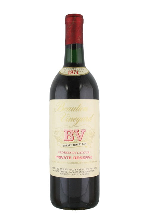 Beaulieu Vineyards Georges de Latour Private Reserve Cabernet Sauvignon - 1974 (750ml)
