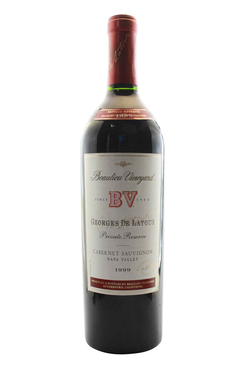 Beaulieu Vineyards Georges de Latour Private Reserve Cabernet Sauvignon(Damaged Back Label) - 1999 (750ml)