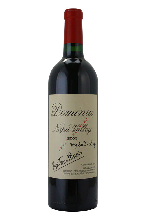 Dominus Label Dominus Estate - 2003 (750ml) – Cellar.com