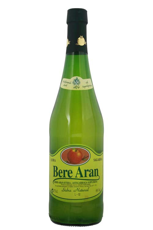 Bere Aran Basque Natural Cider (750ml)