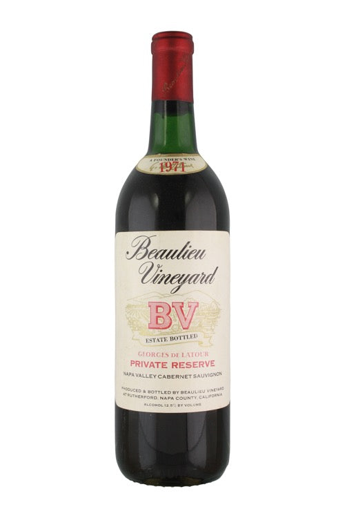 Beaulieu Vineyard BV Georges de Latour Private Reserve Cabernet Sauvignon (High Mid Shoulder) - 1971 (750ml)