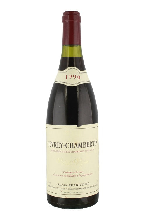 Domaine Alain Burguet Gevrey-Chambertin Vieilles Vignes (Staining on Label) - 1990 (375ml)