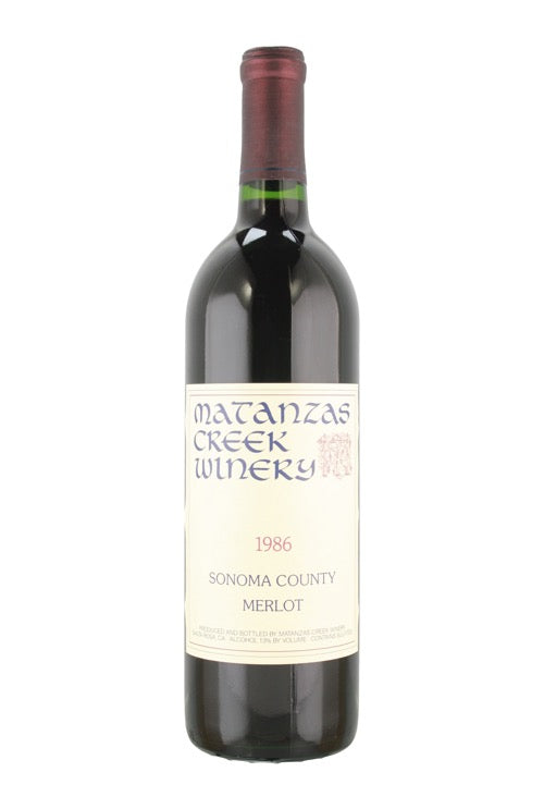 Matanzas Creek Merlot - 1986 (750ml)