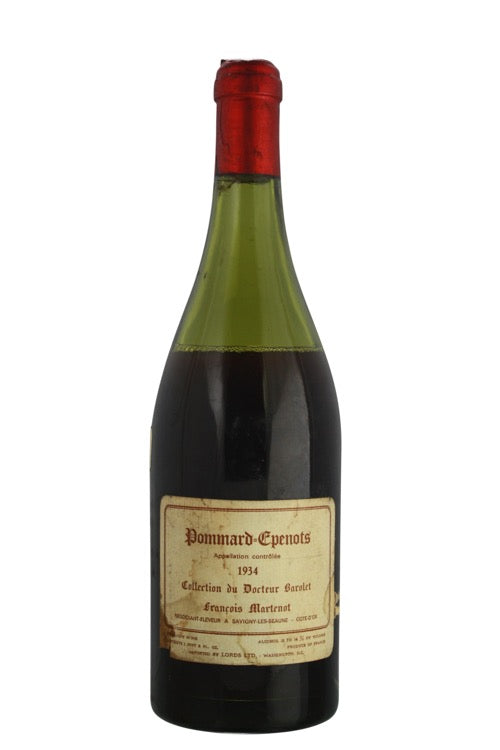 Martenot Pommard-Epenots Collection du Docteur Barolet (Low Fill) - 1934 (750ml)