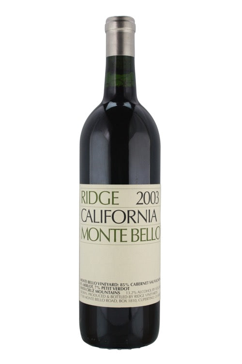 Ridge Monte Bello - 2003 (750ml)